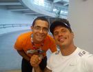 Aluno Mateus com Fernando Fernandes  nas Paralímpiadas